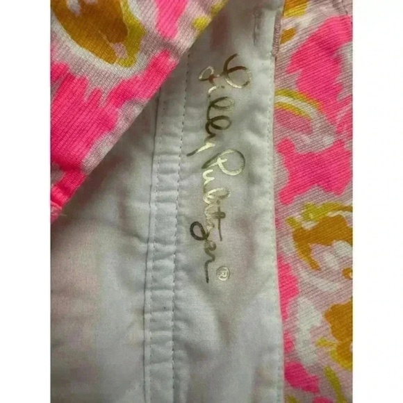 Lilly Pulitzer Womens Shorts Size 00 Kir Royal Pink Ohh la la Floral Callahan Kn - Picture 6 of 8